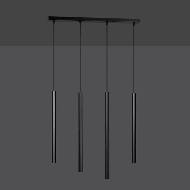 EMIBIG 552/4 LAMPA WISZĄCA SELTER 4 BLACK