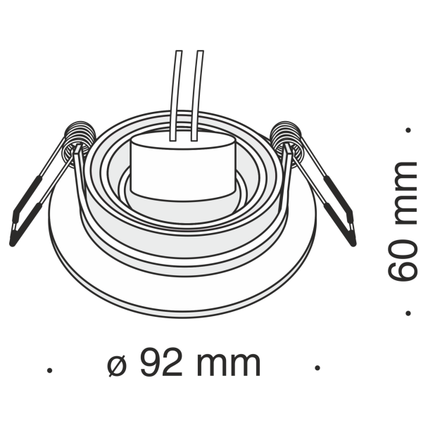 MAYTONI DL023-2-01W Downlight Atom Downlight White