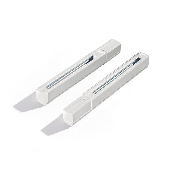 AZZARDO AZ2991 Track set 1m + End power + End Cap (white) szyna zasilanie zaślepka 3-fazowy