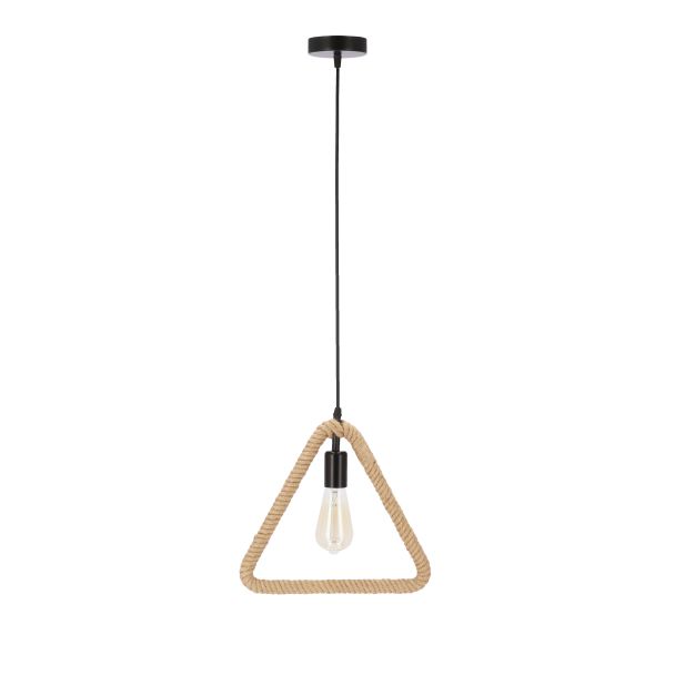 CANDELLUX 31-28716 Triun lampa wisząca czarny+beżowy 1x40W E27