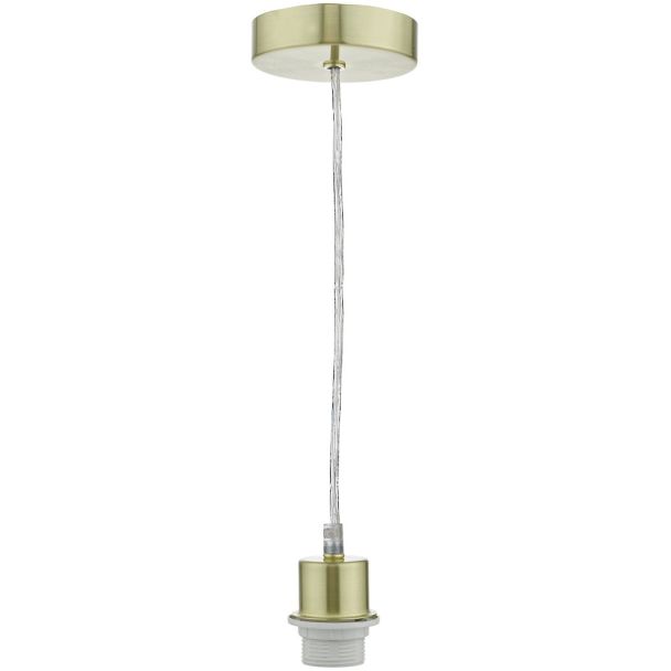 DAR SP63 1LT SAT BRA E27 SUSPENSION CLEAR CABLE