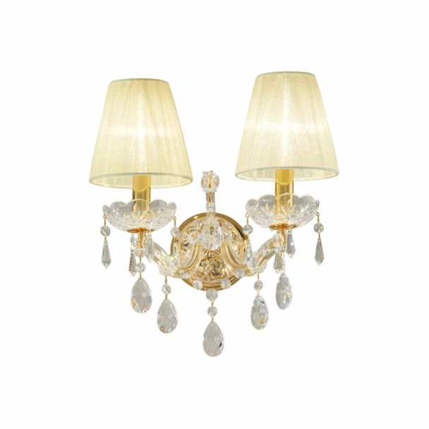 KOLARZ 3844.62.3.SPT SCHC�NBRUNN lampa ścienna złoto 24K