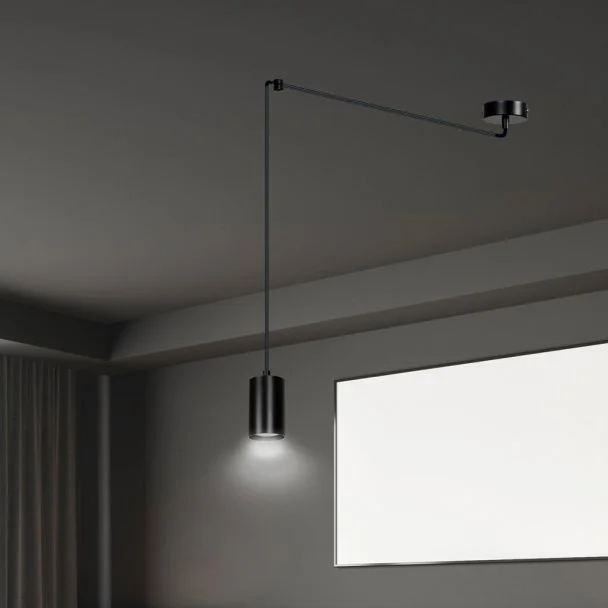 EMIBIG 524/1 LAMPA WISZĄCA TRAKER 1 BL/BLACK