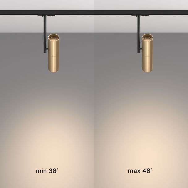 MAYTONI TR005-1-GU10-BG Elti Track Lighting czarny,złoty