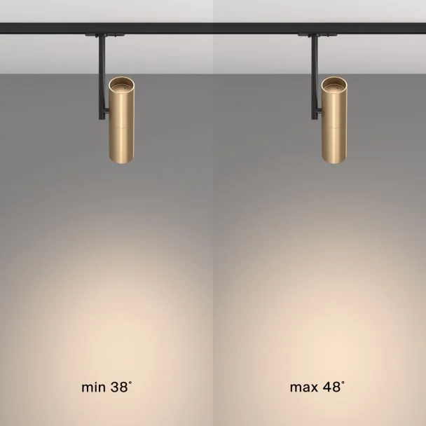MAYTONI TR005-1-GU10-BG Elti Track Lighting czarny,złoty