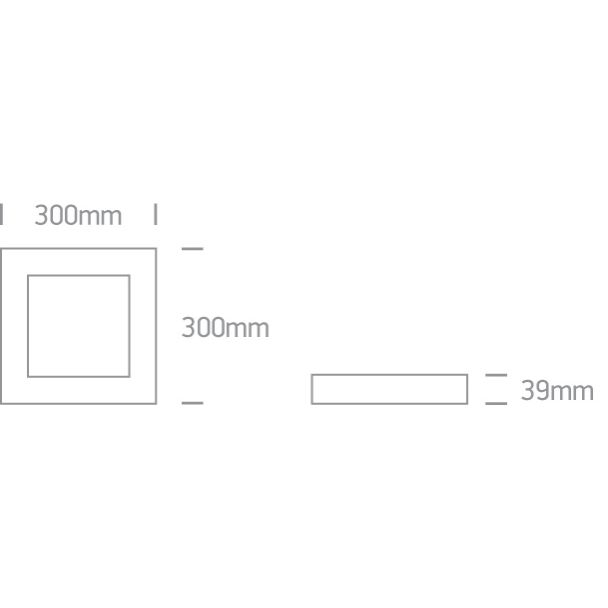 ONE LIGHT 62130AF/W/W Morfi 2 biały plafon LED IP40 3000K 30W