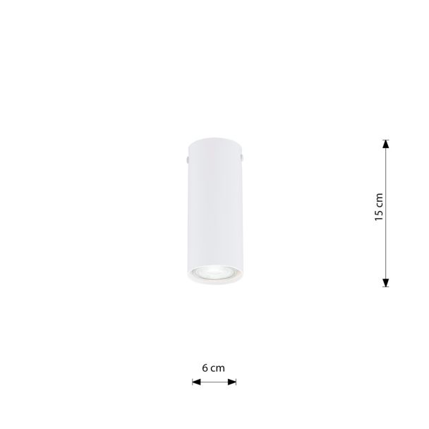 EMIBIG TECNO 1S WHITE Lampa sufitowa 1317/1S