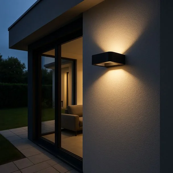 TK-LIGHTING 18204 ARIUS BLACK KINKIET IP54