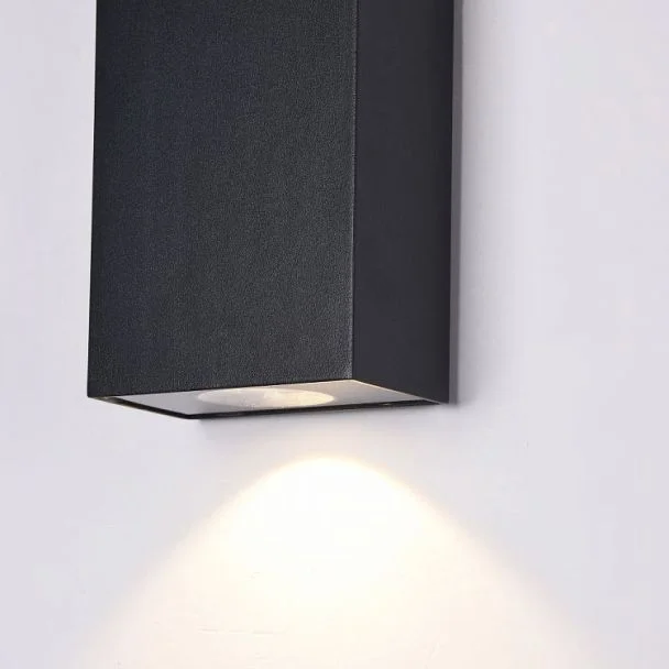 MAYTONI O581WL-L6B Outdoor Times Square Wall Lamp Black