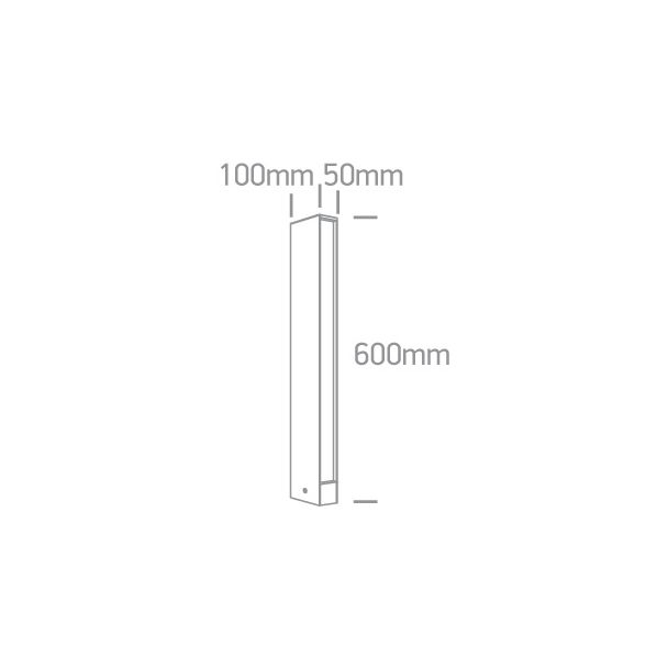 ONE LIGHT 67460B/AN/W Roseo 2 lampa ogrodowa antracyt LED 3000K 2x6W IP54