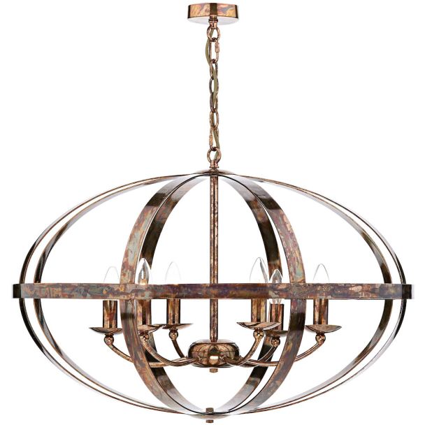 DAR SYM0664 SYMBOL 6LT PENDANT PETROL COPPER