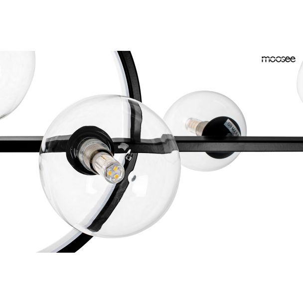 MOOSEE MSE010100346 MOOSEE lampa wisząca ALURE LINE TWIN 90 czarna