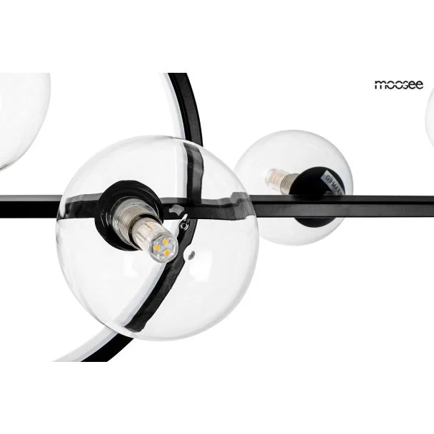 MOOSEE MSE010100346 MOOSEE lampa wisząca ALURE LINE TWIN 90 czarna