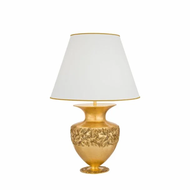 KOLARZ 1423.71M.GA ANFORA lampa stołowa złoto 24K