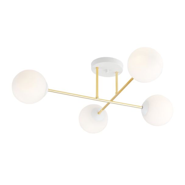 EMIBIG 1234/4 LAMPA SUFITOWA MAGNUM 4 WH OPAL