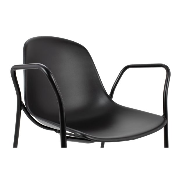 KING HOME 292-CPP4.BLACK Krzesło RESOL ARM czarne