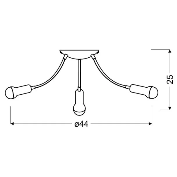 CANDELLUX 98-63311 ARC PLAFON