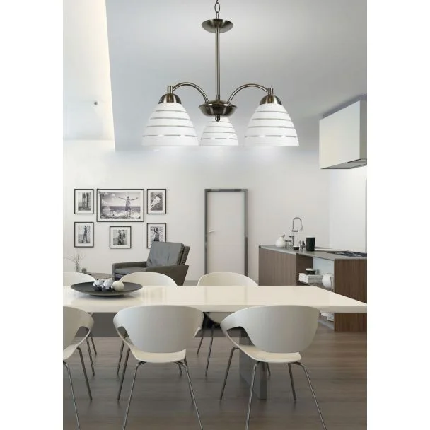 CANDELLUX 33-66152 ULI LAMPA WISZĄCA 3X60W E27 SATYNA