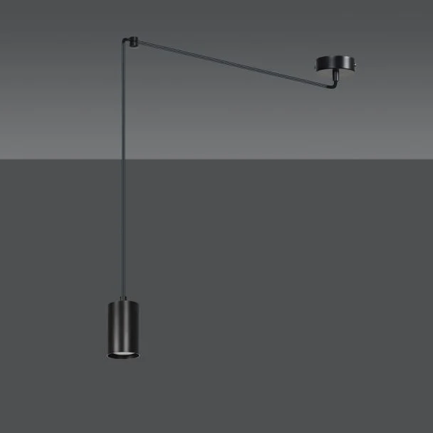 EMIBIG 524/1 LAMPA WISZĄCA TRAKER 1 BL/BLACK