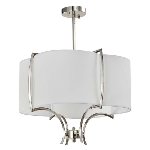 COSMOLIGHT Lampa wisząca FARO P04046NI-WH