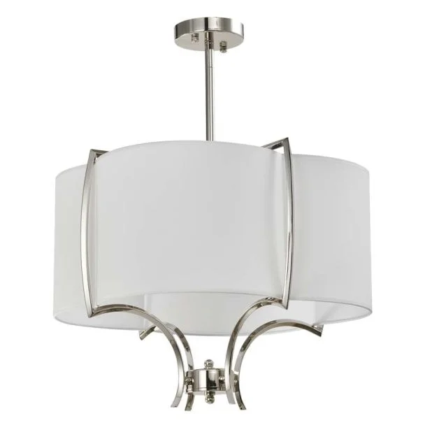 COSMOLIGHT Lampa wisząca FARO P04046NI-WH