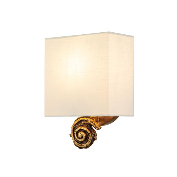 ELSTEAD FB-SWIRL-1S-G Mały kinkiet Swirl - 1 PŁ - Płatki złota