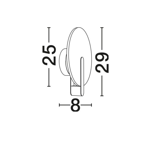LUCES EXCLUSIVAS LE46109 MAIRANA LAMPA ŚCIENNA