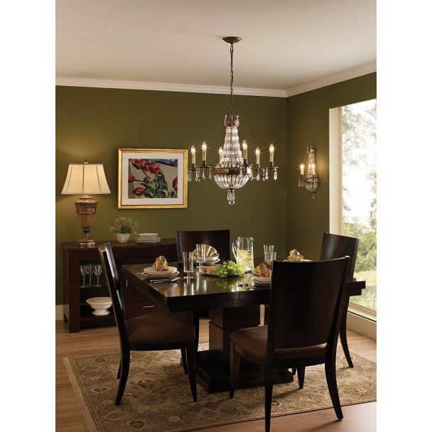 ELSTEAD BELLINI FE/BELLINI6 6lt Chandelier