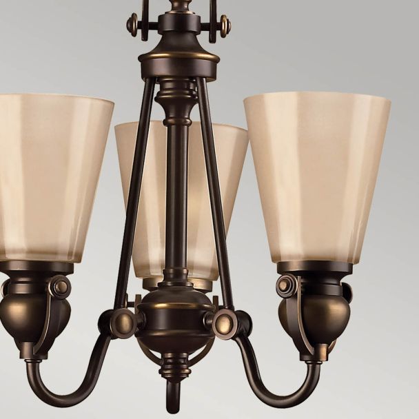 ELSTEAD MAYFLOWER HK/MAYFLOWER3 3Lt Chandelier