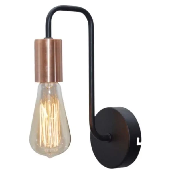 CANDELLUX 21-66855 HERPE KINKIET 1X60W E27 CZARNY