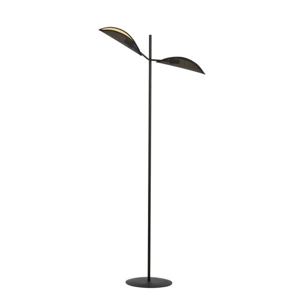 EMIBIG 1158/LP2 LAMPA PODŁOGOWA VENE LP2 BLACK/GOLD