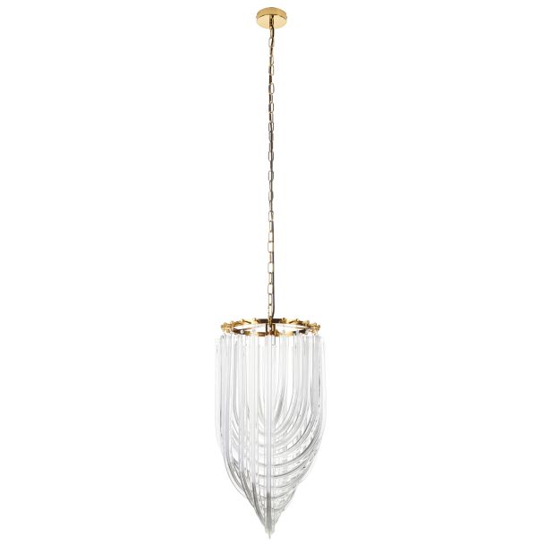 Step into design DP0339-400 gold Lampa wisząca WAVE złota 40 cm