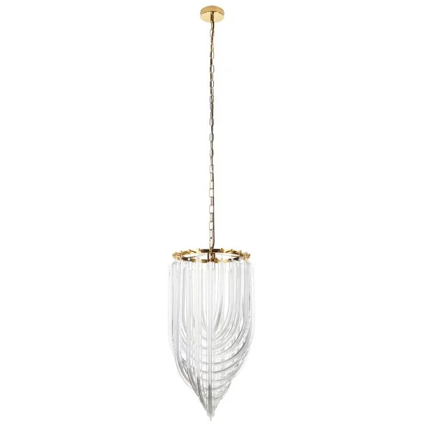 Step into design DP0339-400 gold Lampa wisząca WAVE złota 40 cm