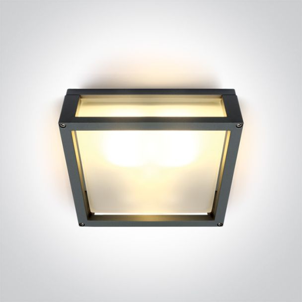 ONE LIGHT 67420B/AN Psofida S zewnętrzny kinkiet antracyt E27 2x12w IP54