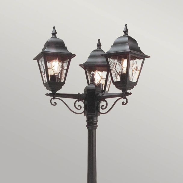 ELSTEAD NORFOLK NR8 BLK Lamp Post