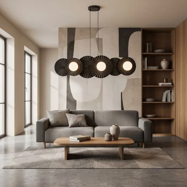 EMIBIG 1726/6 UMBRA 6 BLACK Lampa wisząca