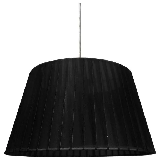 CANDELLUX 31-23285 NOTIZIA LAMPA WISZĄCA SATYNOWY 37 1X60W E27 ABAŻUR CZARNY