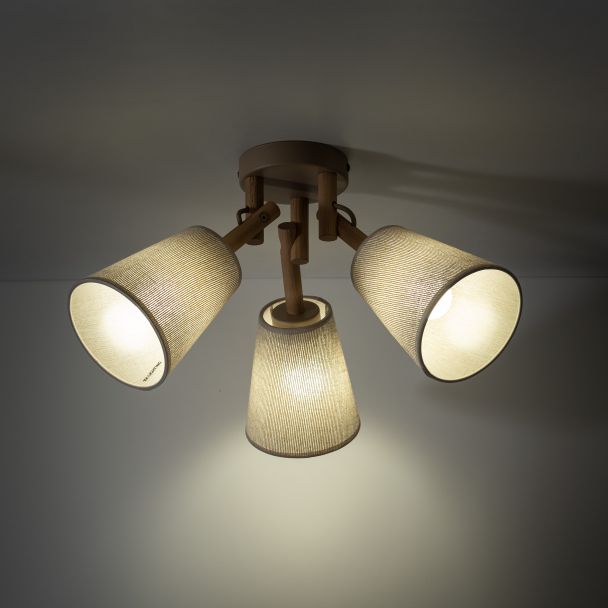 TK-LIGHTING 11605 VAIO SABIA LAMPA SUFITOWA 3XE27