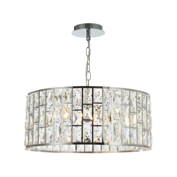 MAYTONI MOD184-PL-04-CH Modern Gelid Chandelier Chrome