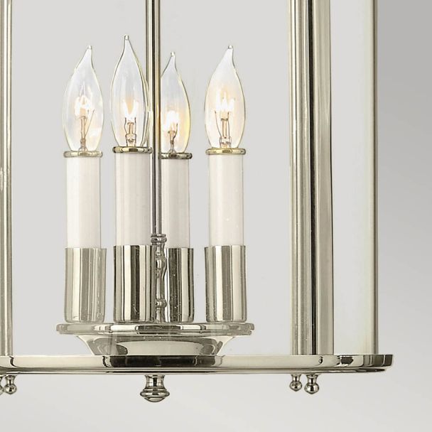 ELSTEAD Gentry HK-GENTRY-P-M-PN 4 Light Medium Pendant - Polished Nickel