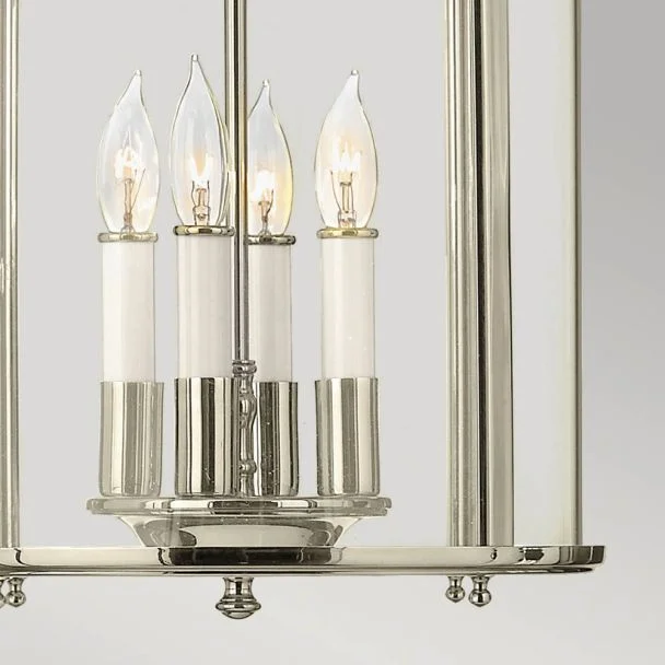 ELSTEAD Gentry HK-GENTRY-P-M-PN 4 Light Medium Pendant - Polished Nickel