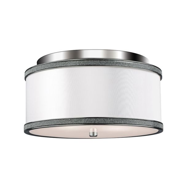 ELSTEAD Pave FE-PAVE-F-S 2 Light Flush Mount