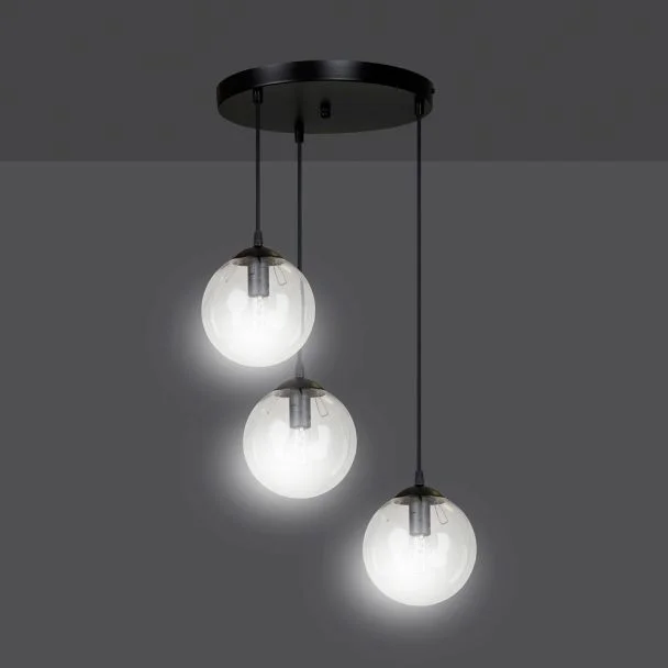 EMIBIG 711/3PREM LAMPA WISZĄCA COSMO 3 BL PREMIUM TRANSPARENT