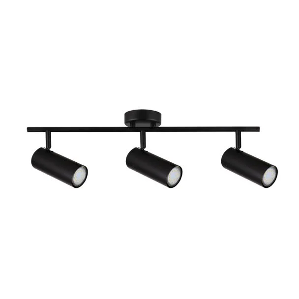 CANDELLUX 93-01634 COLLY LAMPA SUFITOWA CZARNY 3X15W GU10 KLOSZ CZARNY