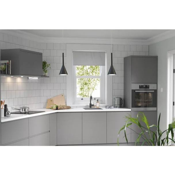 HELLUX 8541136 Lampa wisząca szara Zen 1pł