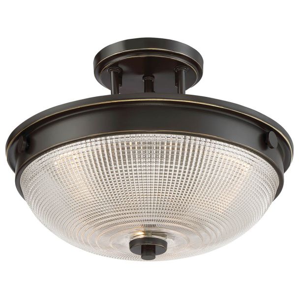 ELSTEAD Mantle QZ/MANTLE/SF PN Semi-Flush