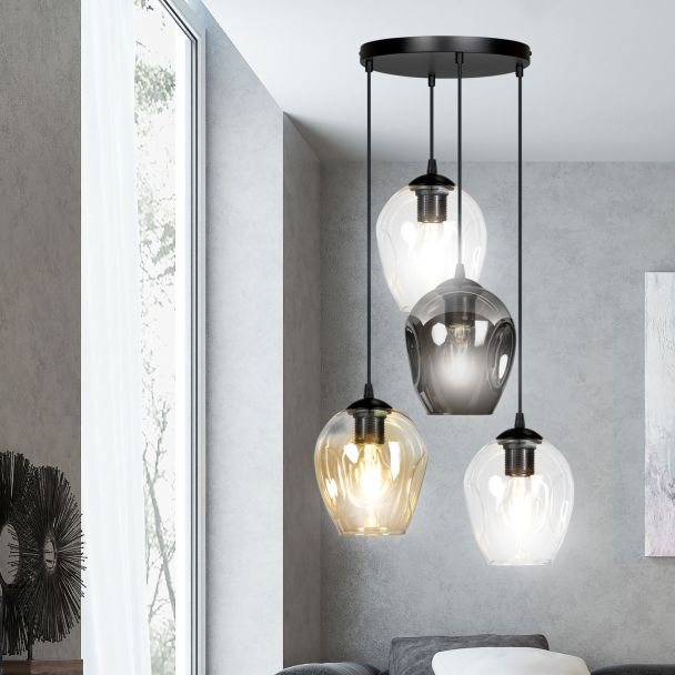 EMIBIG 682/4PREM LAMPA WISZĄCA ISTAR 4 BL PREMIUM MIX