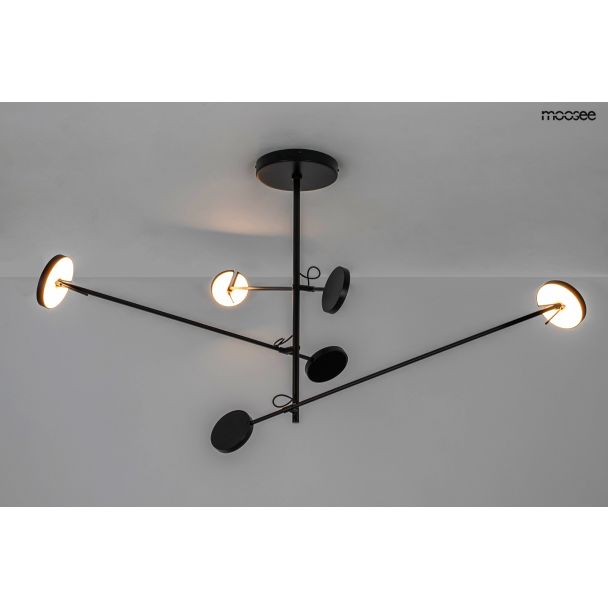 MOOSEE MSE1501100150 lampa wisząca BOBBIE 3 czarna