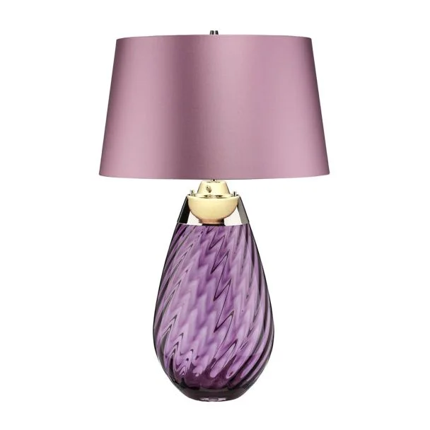 ELSTEAD Lena LENA-TL-L-PLUM 2 Light Large Plum Table Lamp
