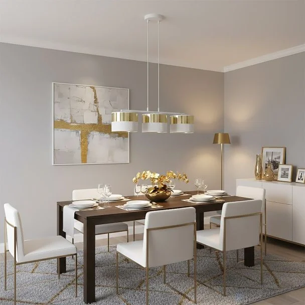 EMIBIG 1650/3 LUX 3 WH GOLD LAMPA WISZĄCA